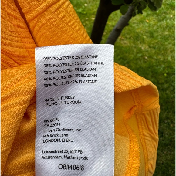 FREE PEOPLE Violet Mini Dress - Carrot Ginger - Size L - Picture 14 of 15